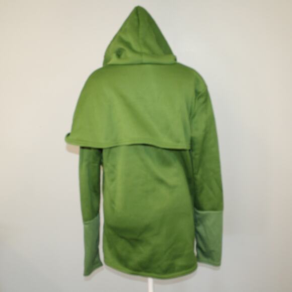 Ladies Hoodie Junior Sz XL Sweatshirt Faith LS pockets Embroidered Green Unique - Picture 5 of 11